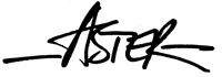 Cartoonist Aster'signature