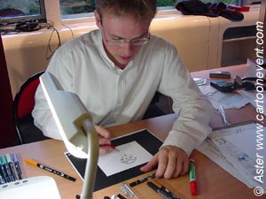 Aster au travail, pour Scor Vie
