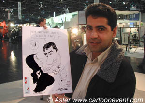 caricature femme arabe
