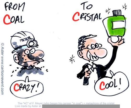 Live cartoon at corporate meeting