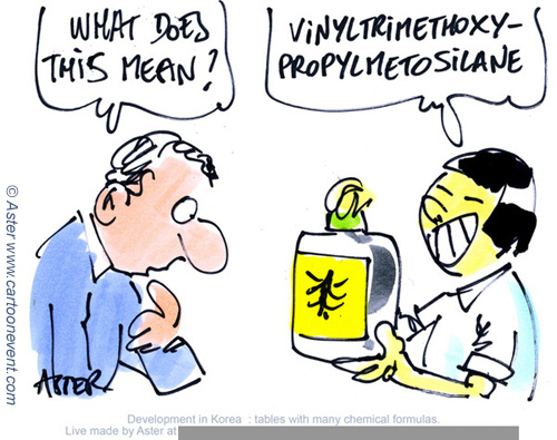 Live cartoon at corporate meeting