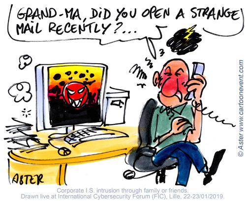 Cartoon at  international congress - FIC