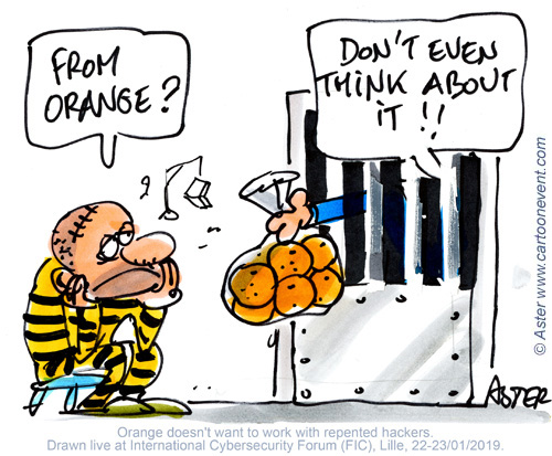 Cartoon at  international congress - FIC