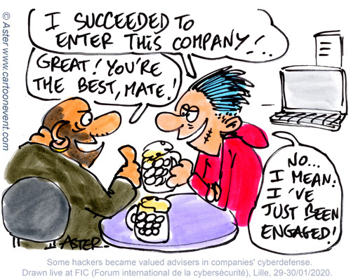 Cartoon at  international congress - FIC