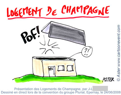 Illustraton de propos Logement de Champagne