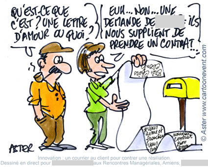 Illustration de propos - Lettre aux clients