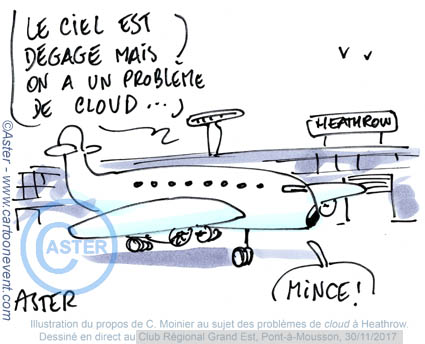 illustration d'animation cloud