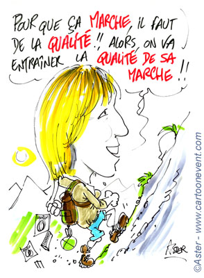 caricature lors d'une soirée d'entreprise