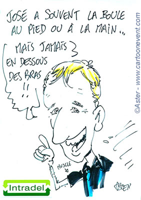 Caricatures lors d'une journée du personnel