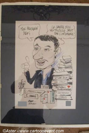 Caricatures en cadre 02