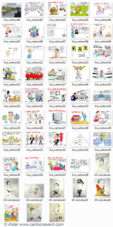 Dessin en live team-building exempls 1 journée