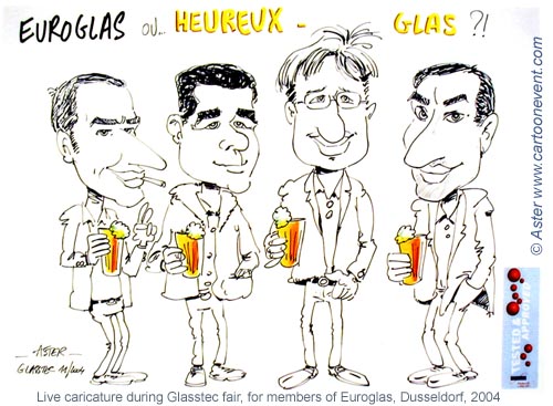 Caricatures des types de EuroGlas