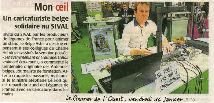 artcile Aster Le Courrier de L'Ouest