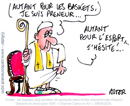 animation en ligne dessin basket et esport